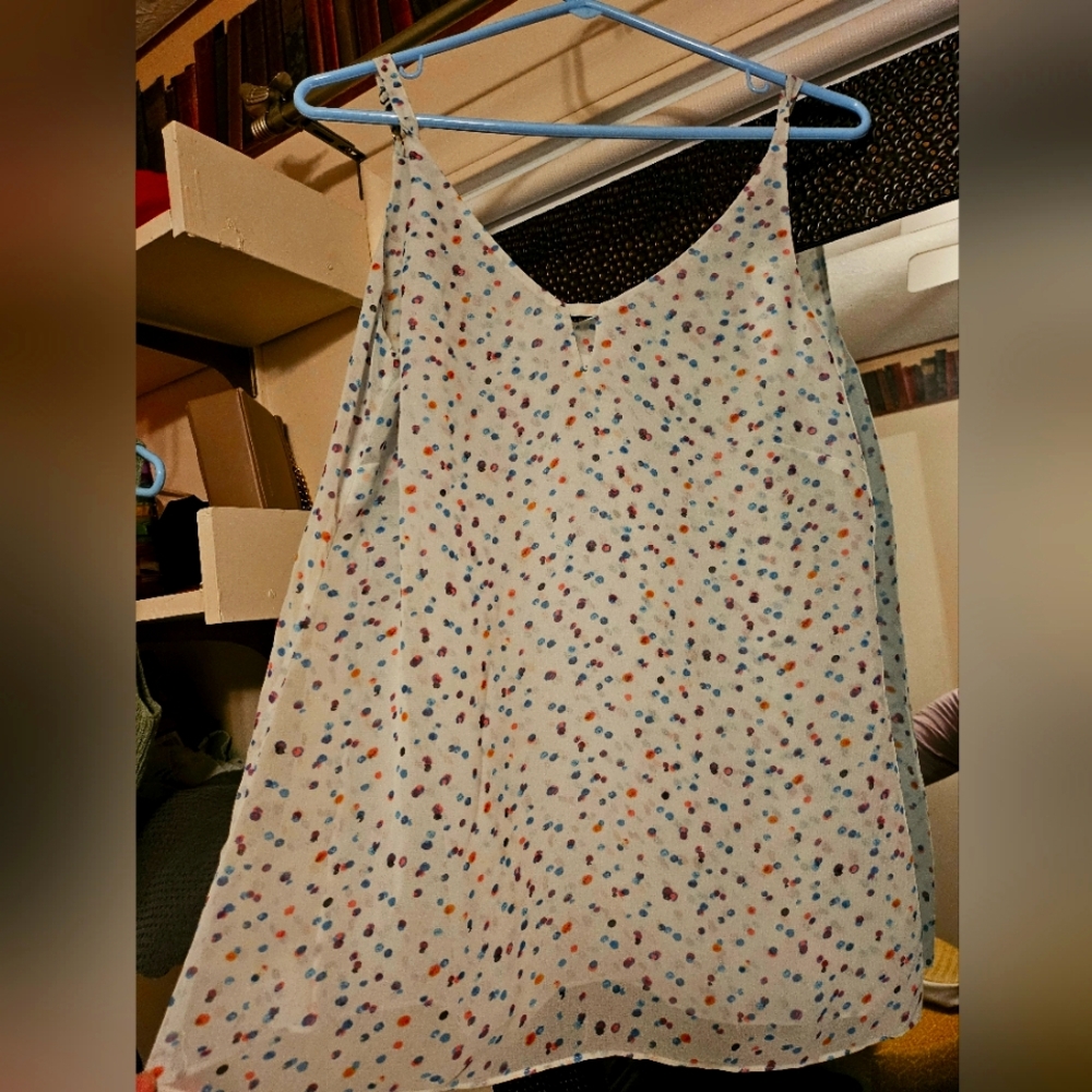 Cabi Confetti Tank Top Size S